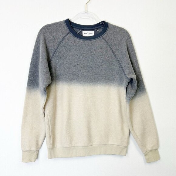 Feat Helen Owen Sweatshirt Womens Size Small Ombre Crew Neck - Picture 1 of 8